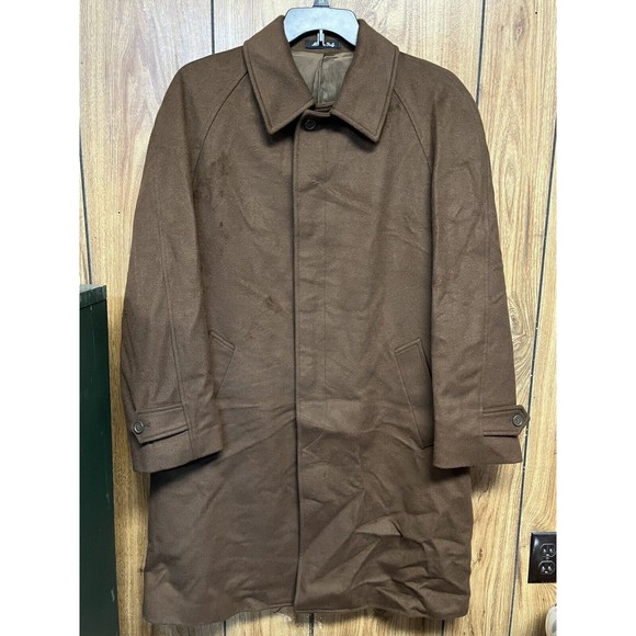 Ragusa Classic Cashmere & Wool coat size 40 brown buttons